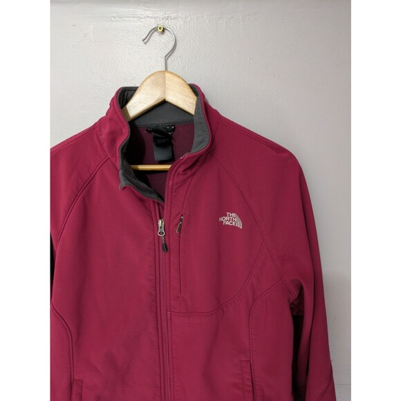 The North Face Jacket, TNF Apex Soft Shell bionic Coat, Red Women's XL, zip up - Picture 4 of 7